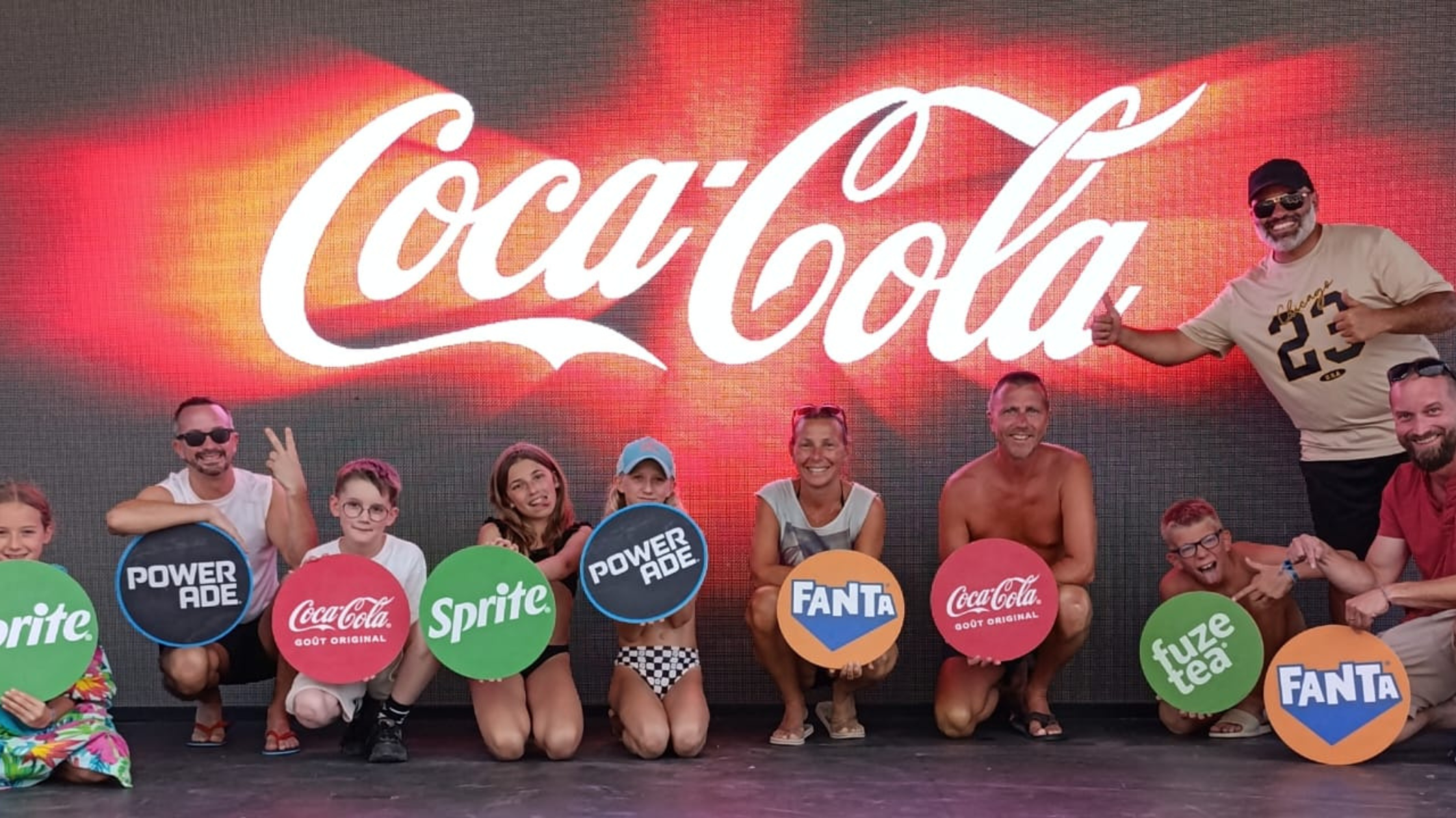 animation coca cola, fuze tea, power ade et sprite - ab com